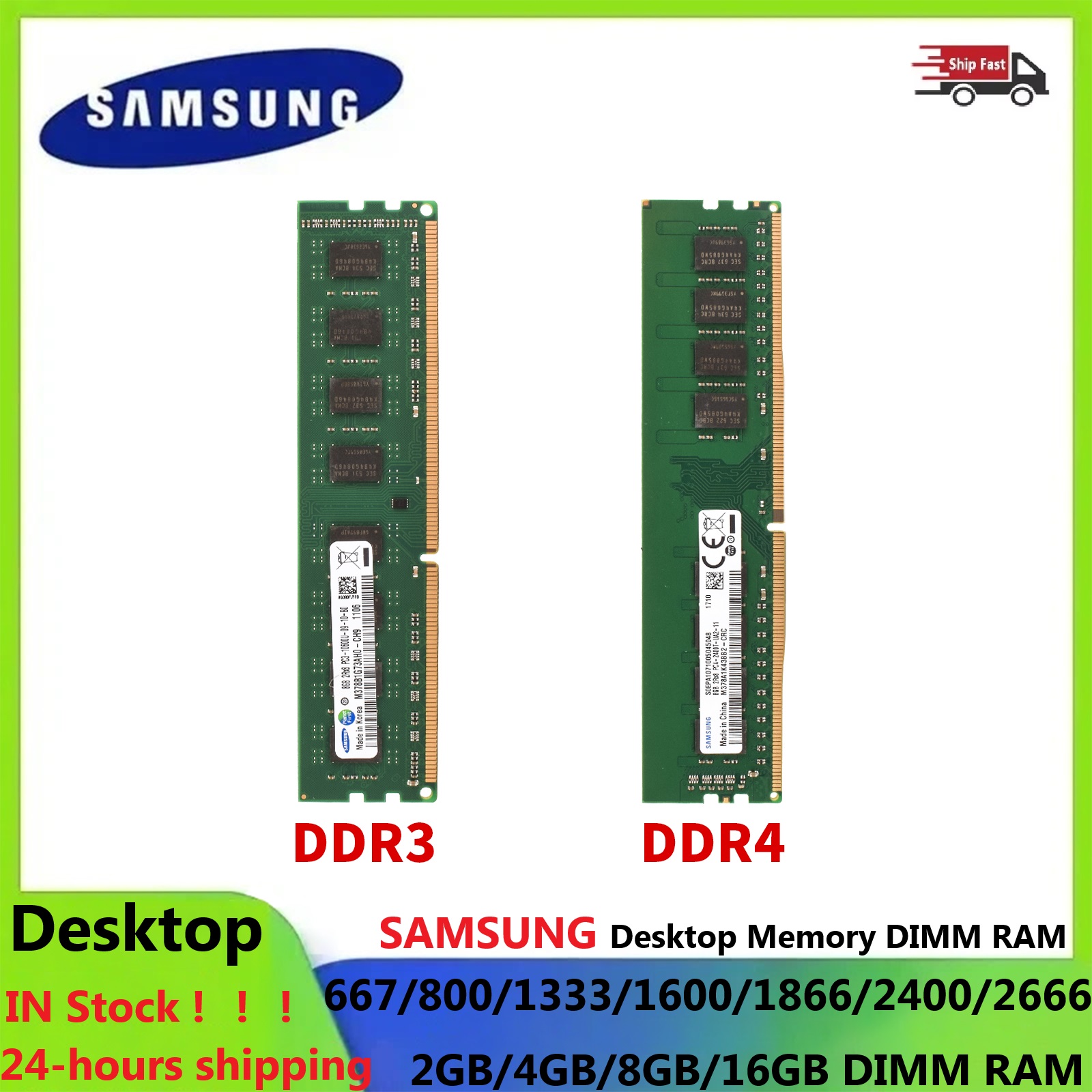 Server Memory Ddr4 - RAM Desktop SAMSUNG DIMM Memori DDR3