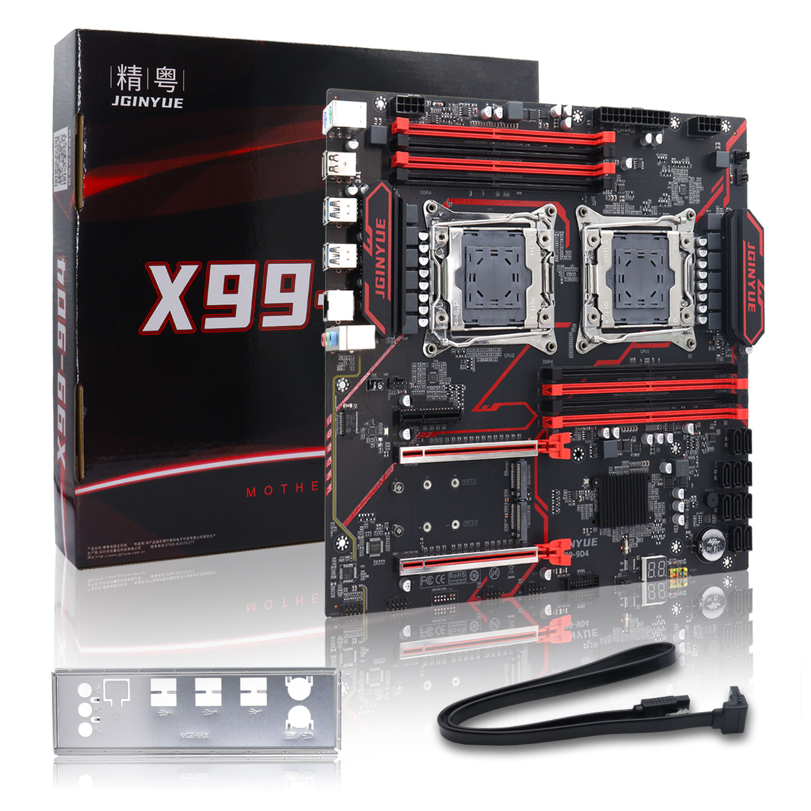 Ecc Ram Server - JGINYUE X99‑9D4 Dual LGA2011‑3 Motherboard Server