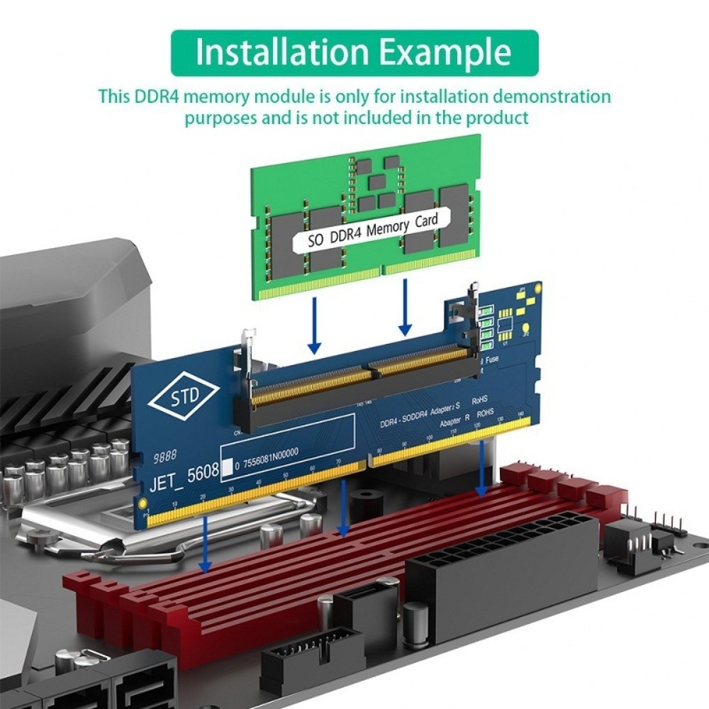 Adaptor Memori DDR4 untuk Lapt - Sodimm Ddr4 ulasan dan harga