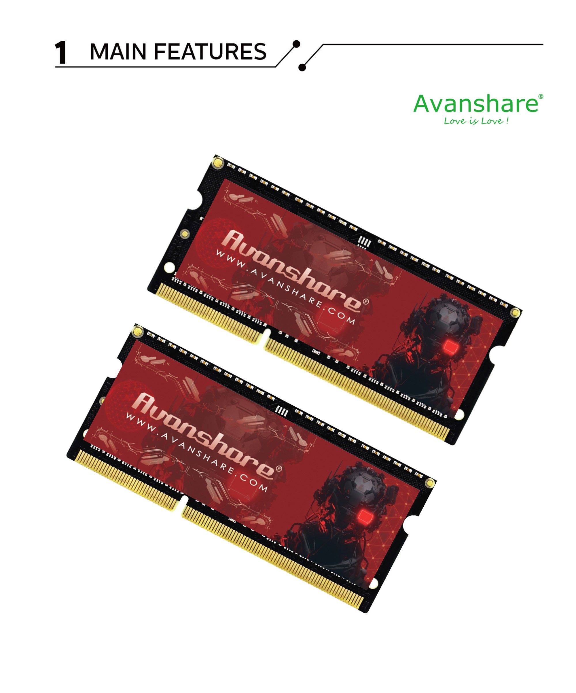 Memori RAM Avanshare DDR5 DDR4 - Ddr4 3200 16Gb ulasan dan harga
