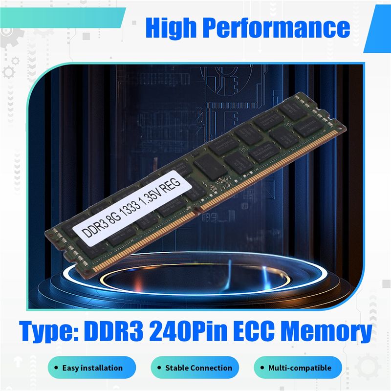 Memori Ram 8GB DDR3 1333MHZ Ec - Ecc Ram Server ulasan dan harga