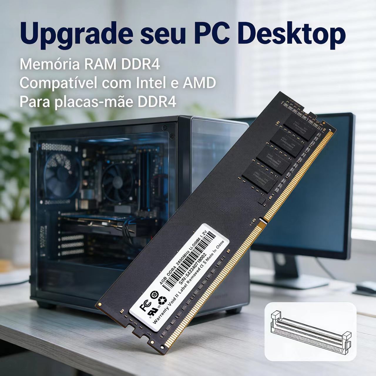 RAM DDR4 4GB 8GB 2400MHz Memor - Server Memory Ddr4 ulasan dan harga