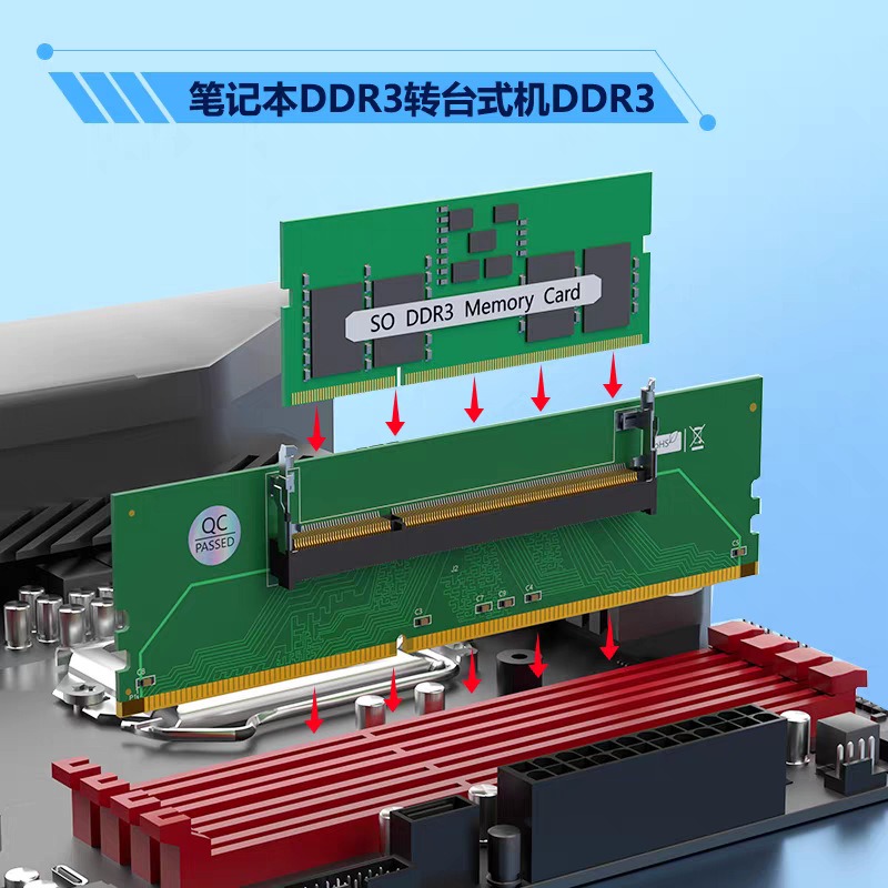 Kartu Adaptor DDR3 DDR4 DDR5 S - Ddr4 Desktop Ram ulasan dan harga