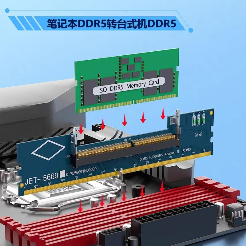 Kartu Adaptor DDR3 DDR4 DDR5 S - Ddr4 Desktop Ram ulasan dan harga